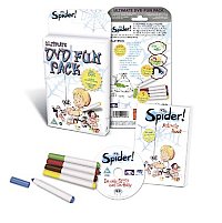 Spider - Fun Pack (Animated) (DVD, Felt Tip Pens And Activity Book)