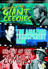 3 Classic Horrors Of The Silver Screen - Vol. 7 - Attack Of The Giant Leeches / The Amazing Transparent Man / Revolt Of The Zombies