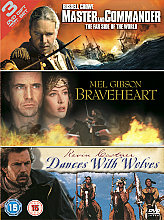 Master And Commander: The Far Side Of The World / Braveheart / Dances With Wolves