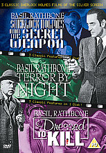 3 Classic Sherlock Holmes Films Of The Silver Screen - Vol. 1 - Sherlock Holmes And The Secret Weapon / Terror By Night / Dressed To Kill