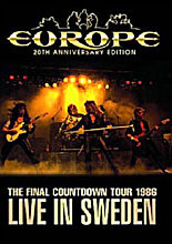 Europe - Live In Sweden 1986 (20th Anniversary Edition)