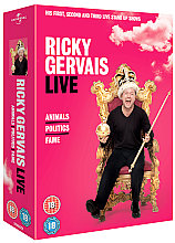 Ricky Gervais - Live - Animals/Politics/Fame (Box Set)