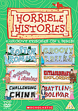 Horrible Histories - Rotten Romans / Captivating Columbus / Challenging China / Groovy Greeks / Extraordinary Explorers / Battling Bolivar