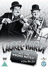 Laurel And Hardy - All The Wrong Notes Collection - The Bohemian Girl/ Saps At Sea/Swiss Miss/Way Out West (Box Set)